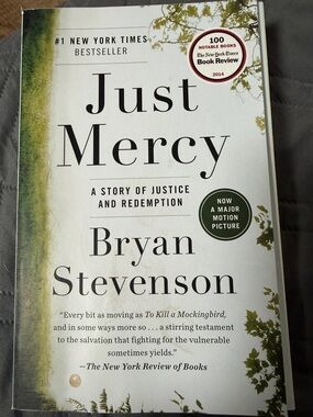 Just Mercy by Bryan Stevenson - White & Green Paperback Book